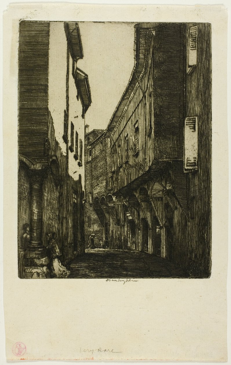 Via San Vitale, Bologna af Donald Shaw MacLaughlan