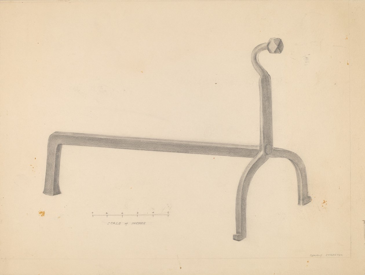 andiron af Donald Streeter
