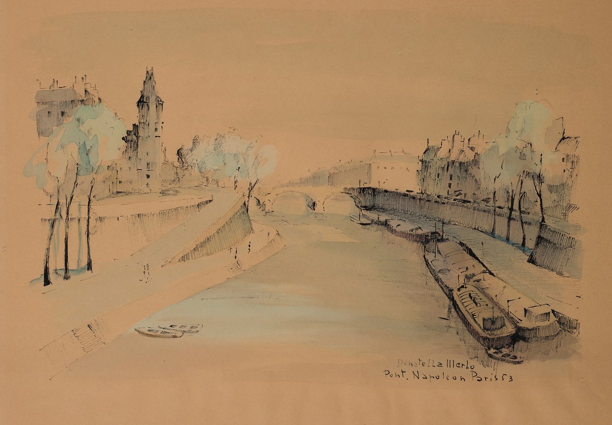 Pont Napoleon - Paris af Donatella Merlo