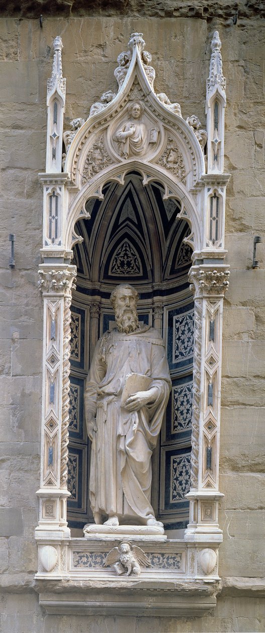 St. Mark, 1411 (marmor) af Donatello