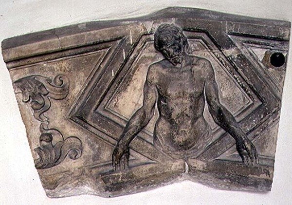 Den døde Kristus (terracotta) af Donatello