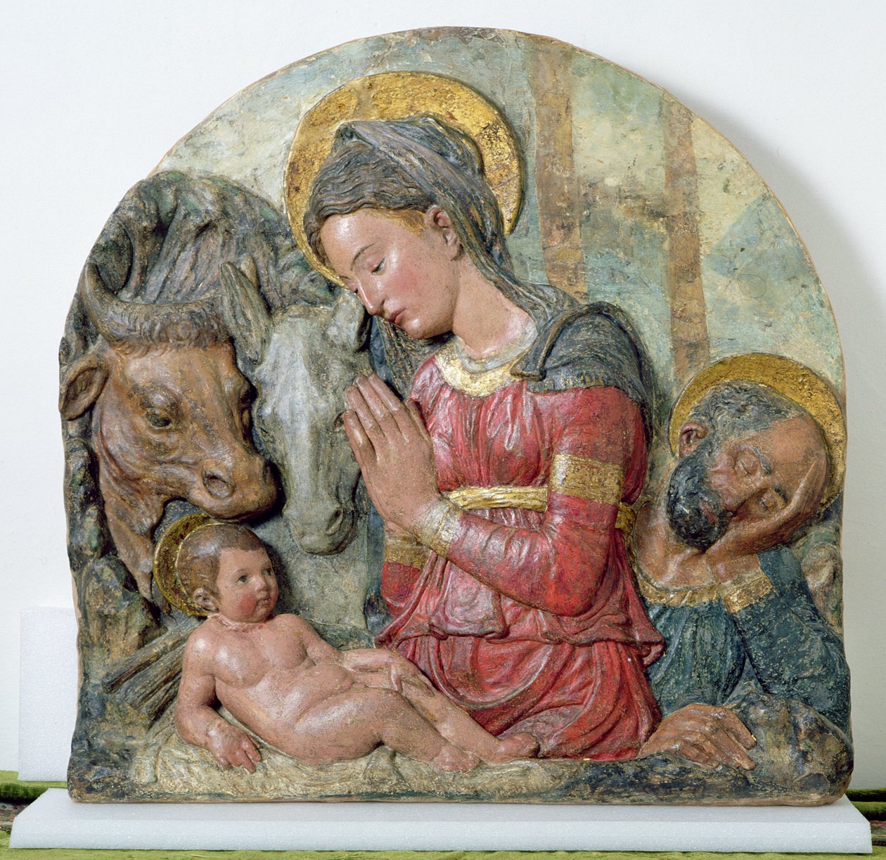 Fødselen, c.1460 af Donatello