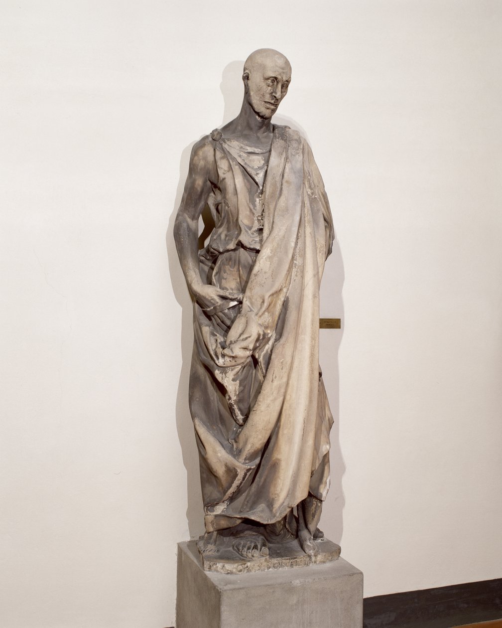 Profeten Habakkuk (Lo Zuccone), ca. 1423-36 (marmor) af Donatello