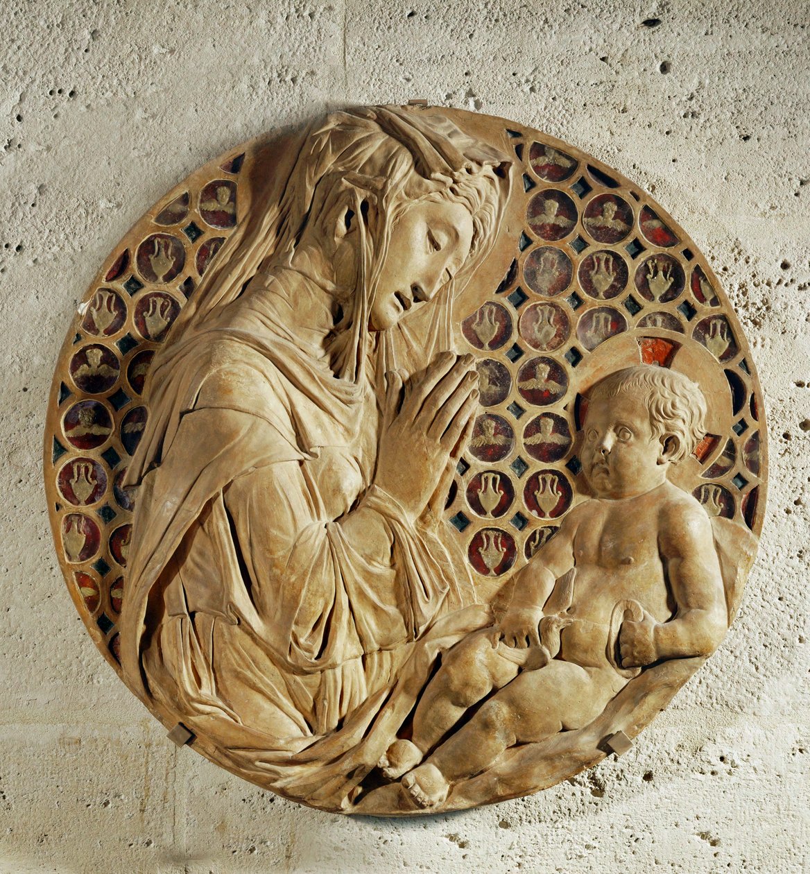 Jomfruen, der tilbeder barnet, "Madonna Todi" ... af Donatello