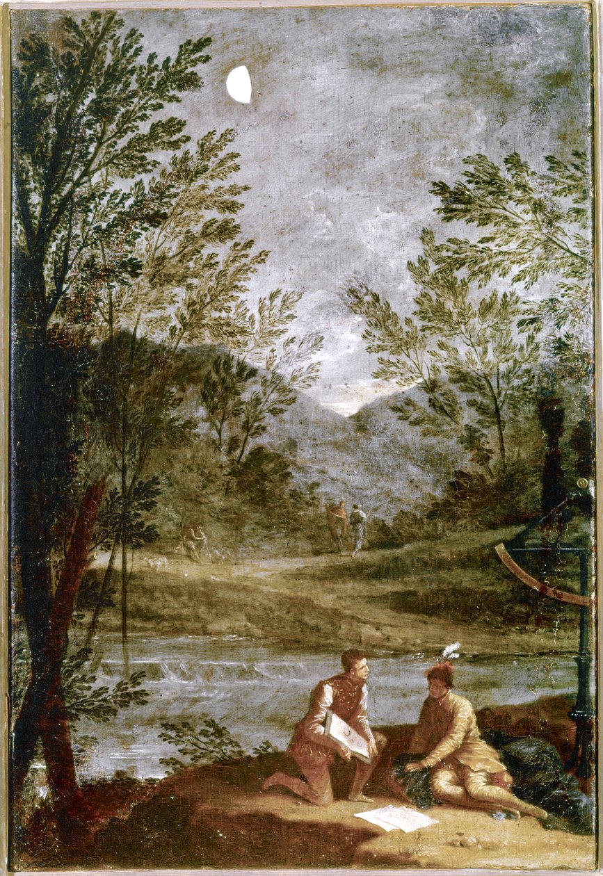 Astronomisk observation. 1711. (olie på lærred) af Donato Creti