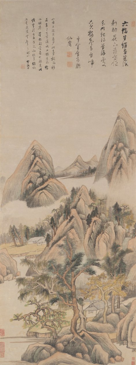 Minder om Jian-floden af Dong Qichang