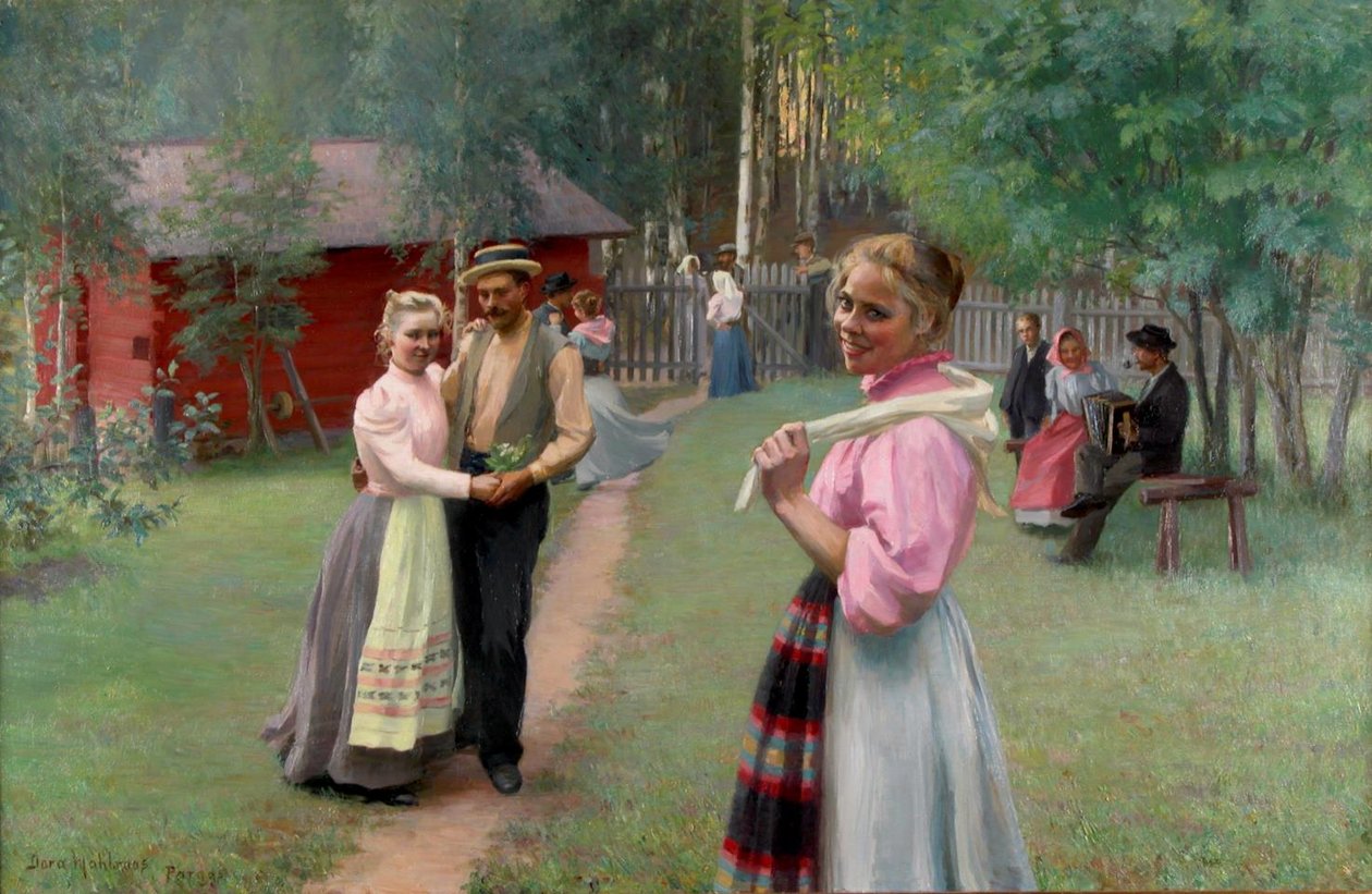 Evening in ParaisillanEnglish: Evening in Parainenn af Dora Wahlroos