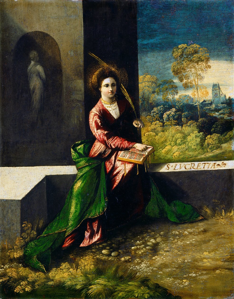 Sankt Lucretia af Dosso Dossi