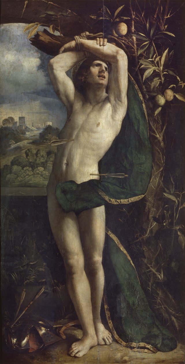 Sankt Sebastian af Dosso Dossi