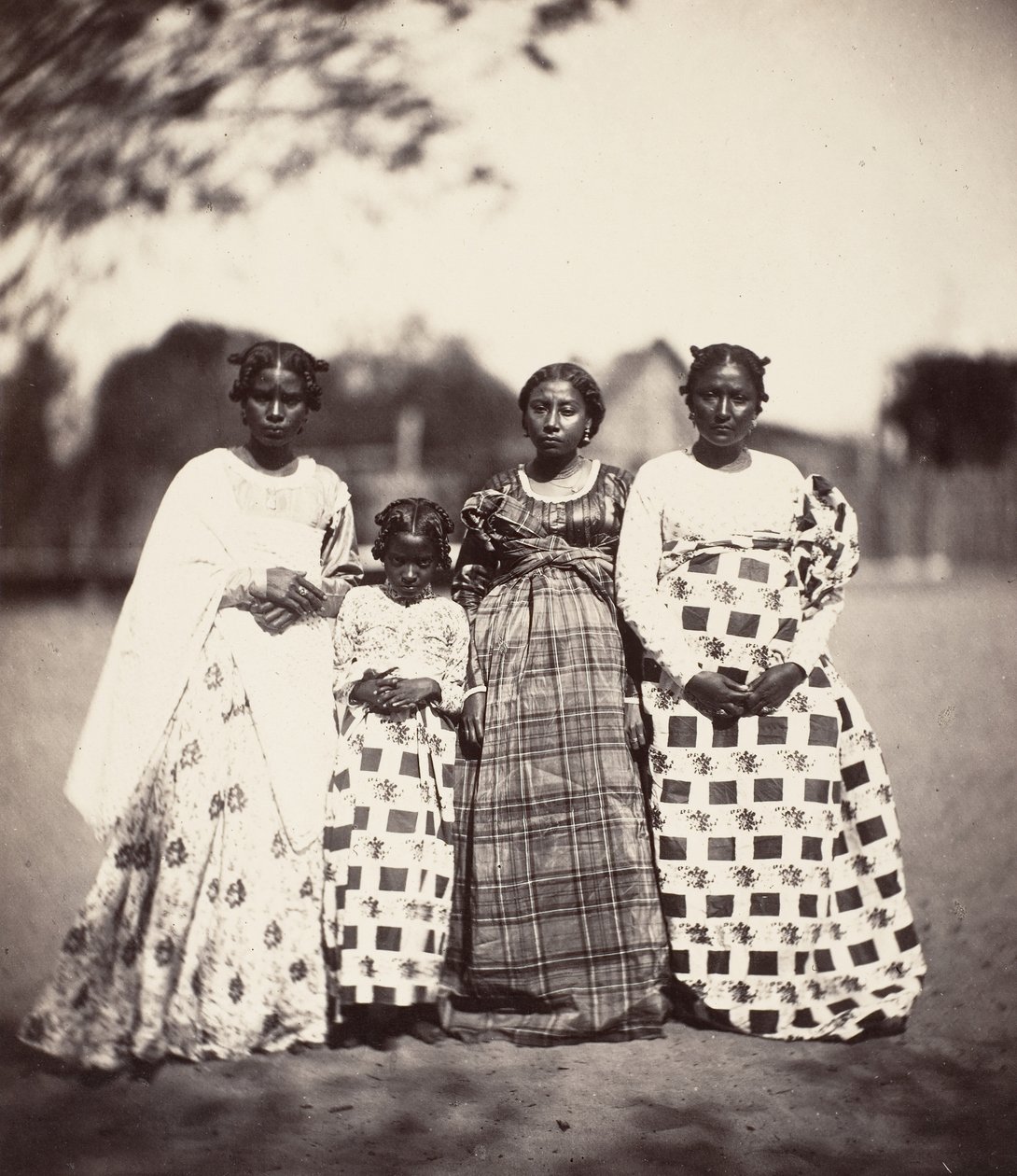 Kvinder fra Betsimisaraka, Madagaskar, 1863. af Désiré Charnay