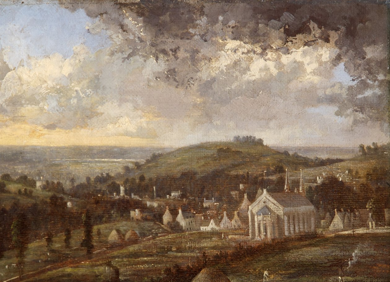 Stroud and the Severn, Gloucestershire af Désiré Delaplace Gérardin