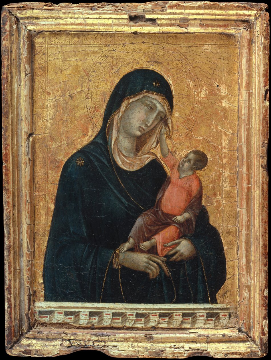 Madonna og barn af Duccio di Buoninsegna