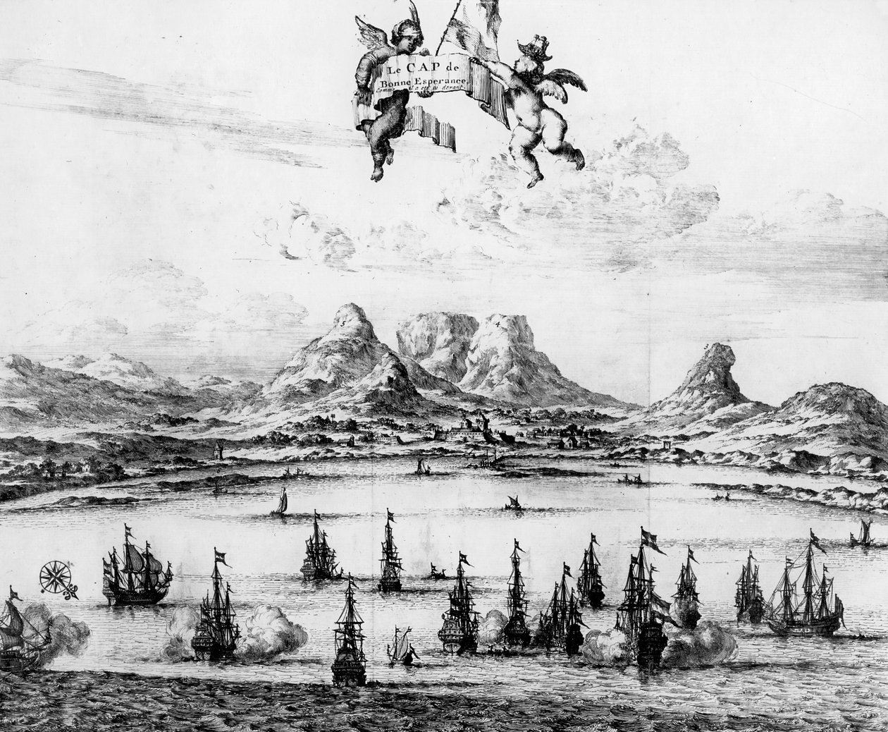 Cap de Bonne Esperance, 1727 af Dutch School