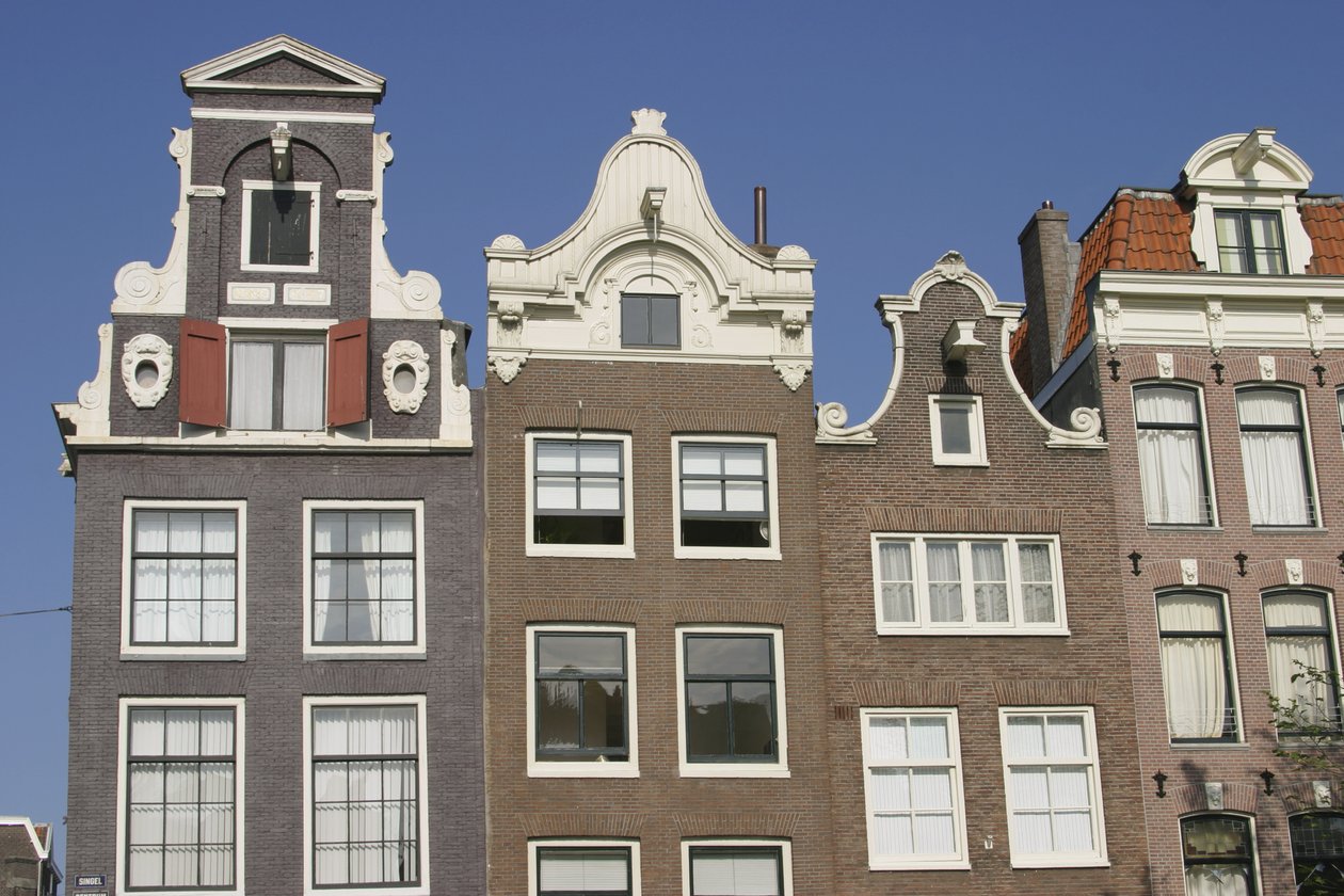 Gavlhuse, af Dutch School