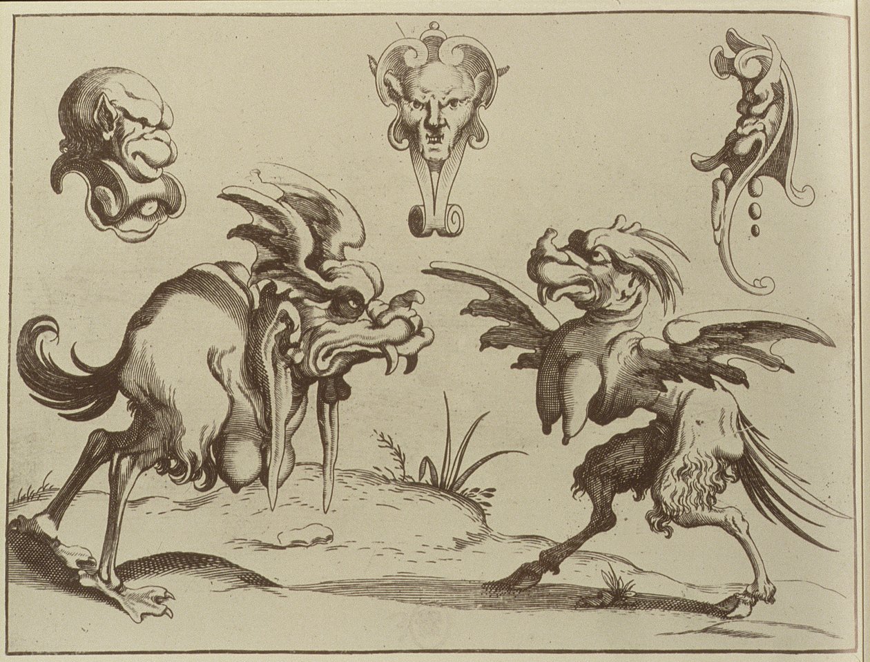 Grotesker, 1637 af Dutch School