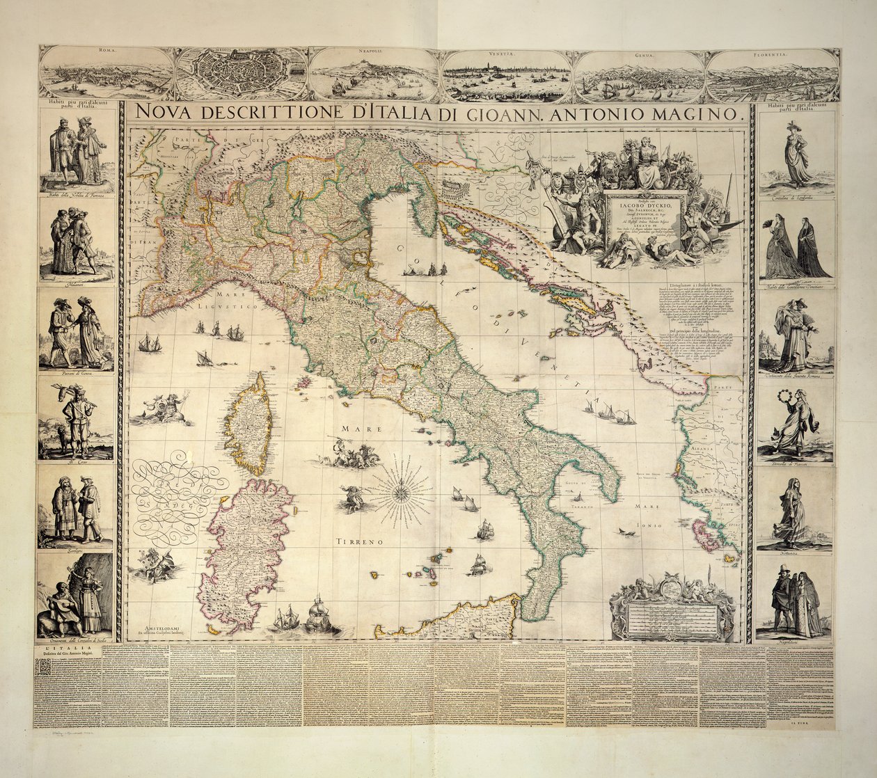 Italien, Klencke Atlas af Dutch School