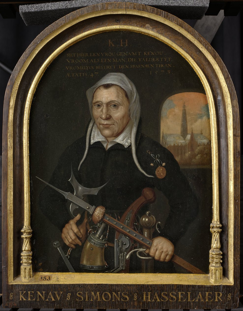 Plankenau Simonsdr Hasselaer, c.1590-1609 af Dutch School