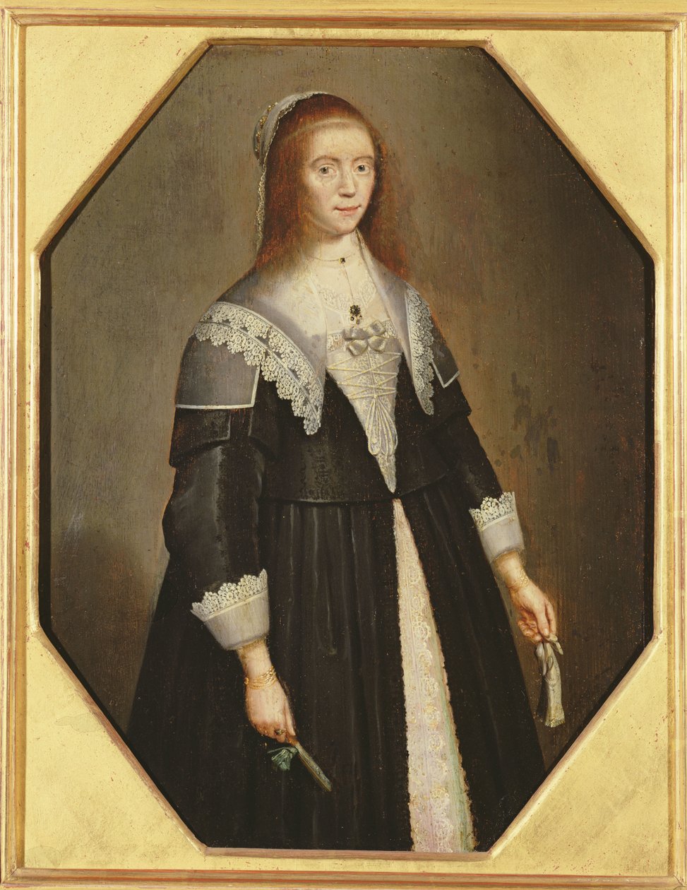 Portræt af en kvinde, ca. 1640 af Dutch School