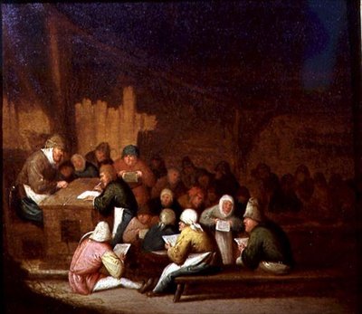 Skolens interiør af Dutch School