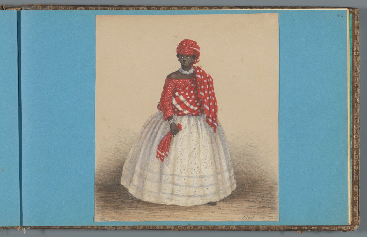Kvinde i Surinam, 1860 af Dutch School