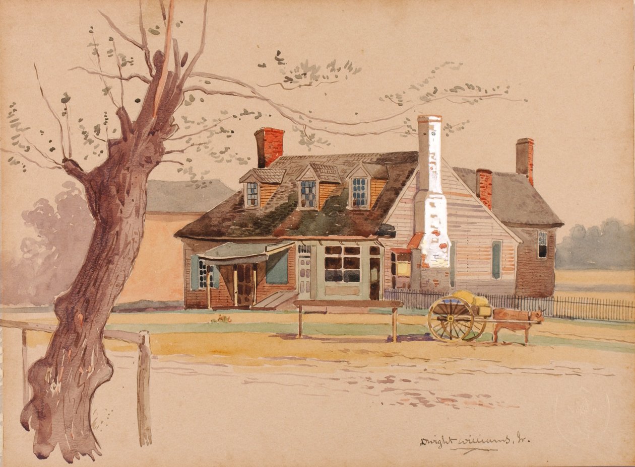 Williamsburg Postkontor, ca. 1890. af Dwight Williams