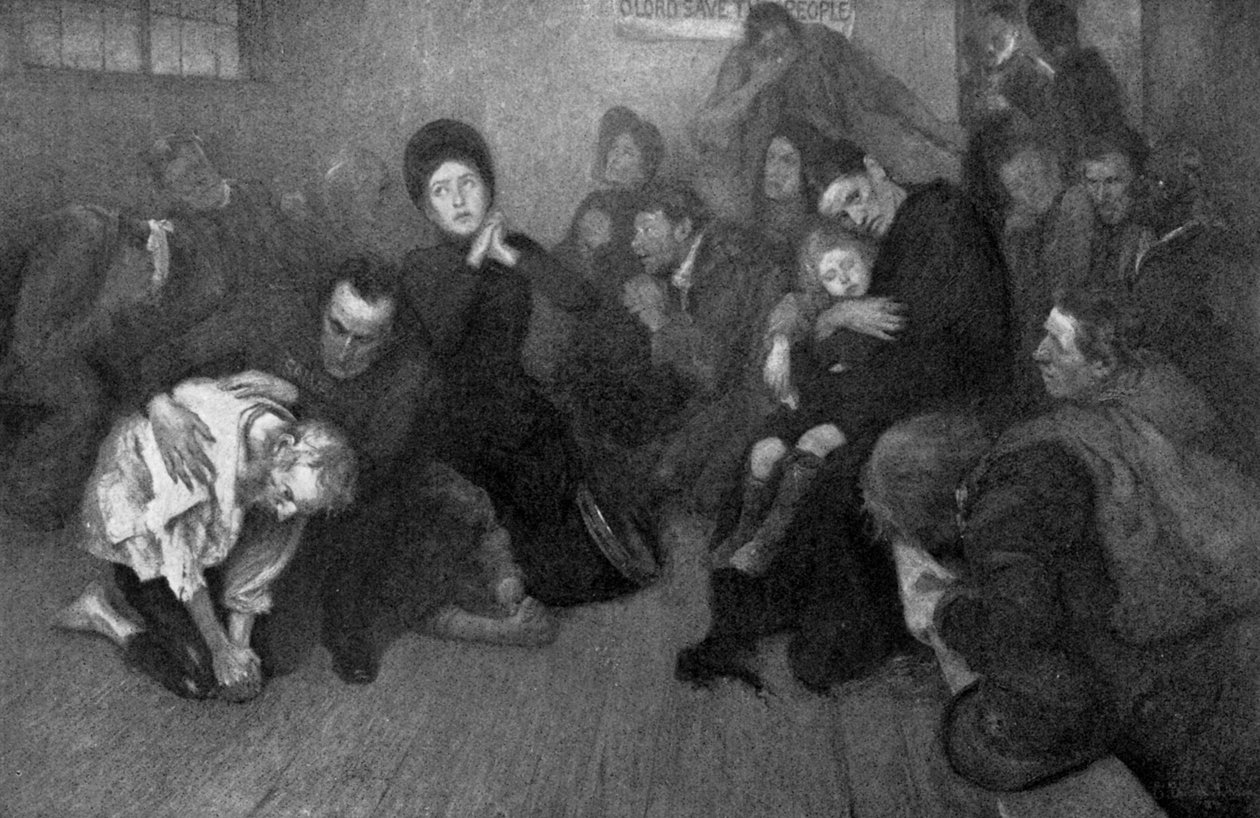 Et krisecenter for Frelsens Hær, 1898. af E. Borough Johnson