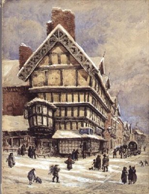 The High Street, Shrewsbury af E. Hay