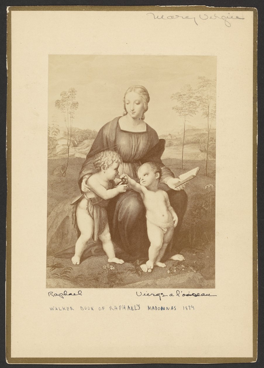 Jomfru og fugl af E. Hufnagel