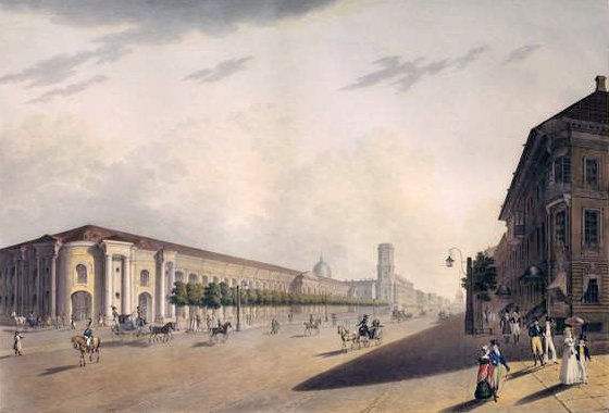 Gostiny Dvor, St. Petersborg, 1820
