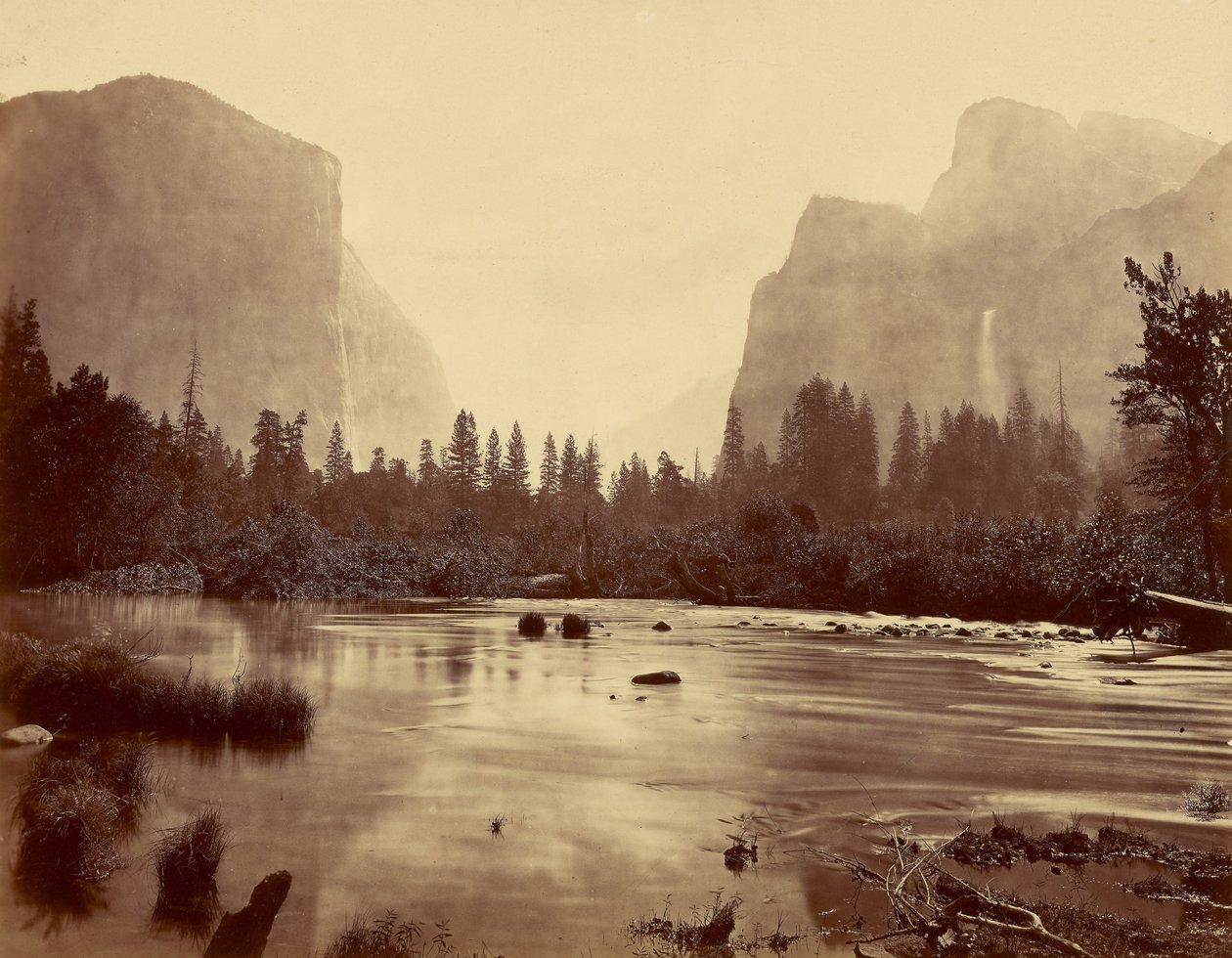 Yosemite -dalen, fra Rocky Ford af Eadweard Muybridge