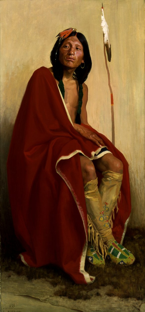 Elgfoden af Taos-stammen, 1909. af Eanger Irving Couse