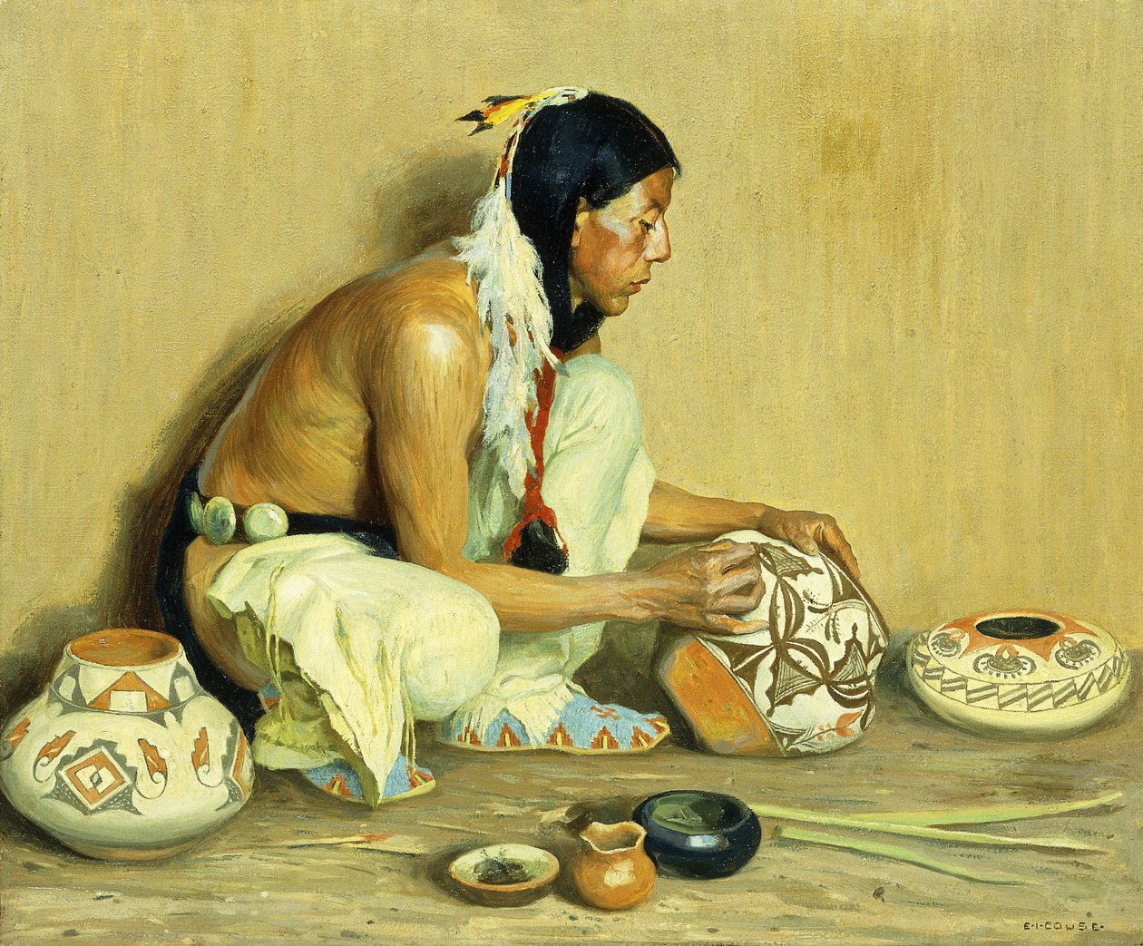 Keramikmageren af Eanger Irving Couse