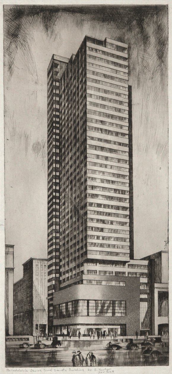 Philadelphia Savings Fund Society Building af Earl Horter