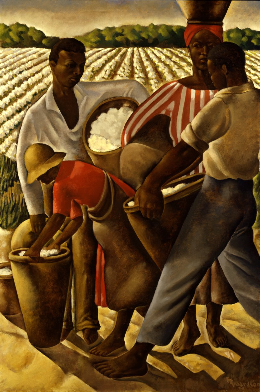 Ansættelse af slaver i landbruget, 1934. af Earle Richardson