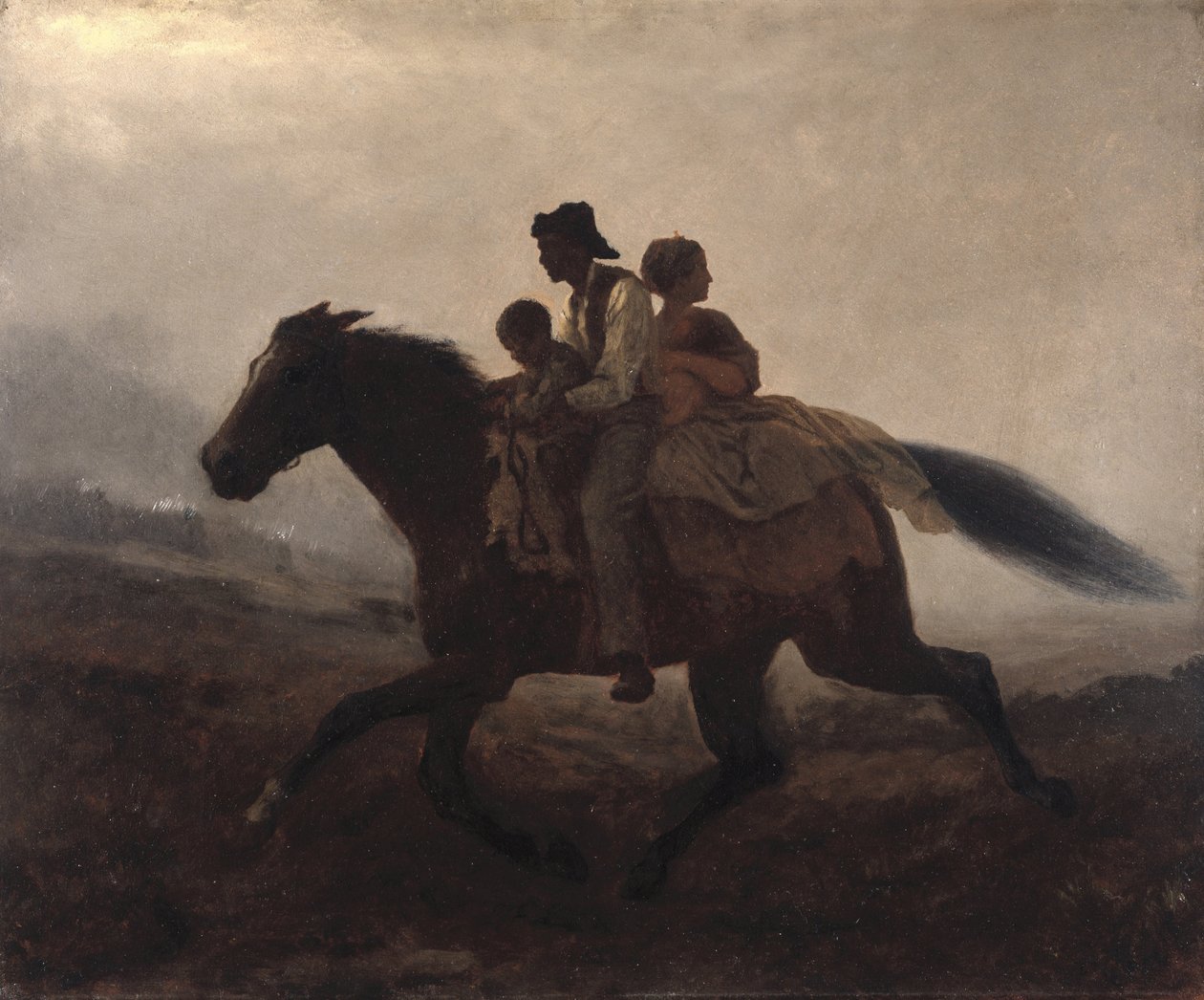A Ride for Liberty - The Fugitive Slaaves af Eastman Johnson