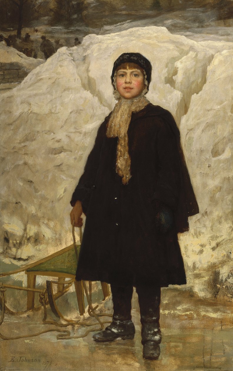 Portræt af et barn af Eastman Johnson