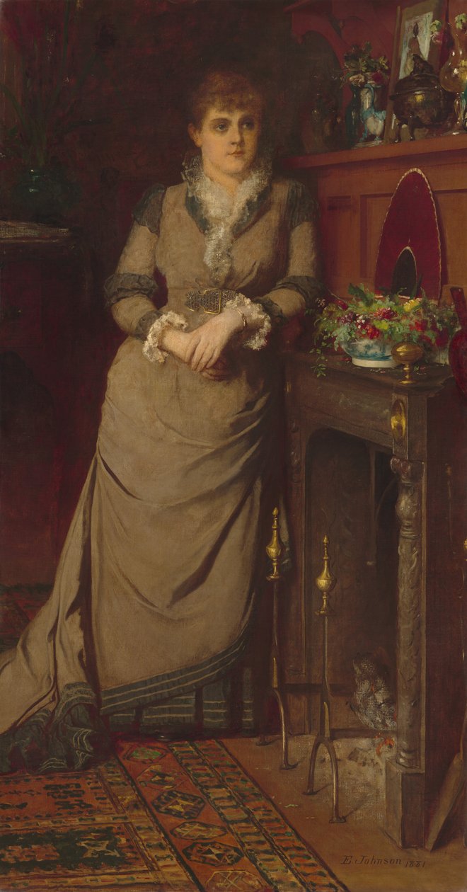 Harriet Hubbard Ayer, 1881. af Eastman Johnson