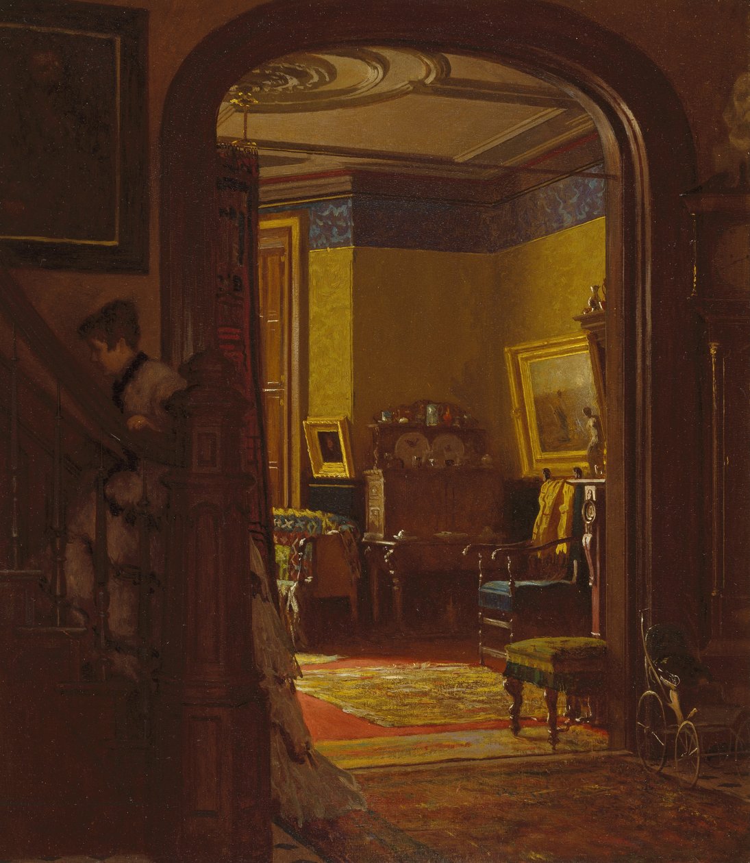 Ikke hjemme af Eastman Johnson