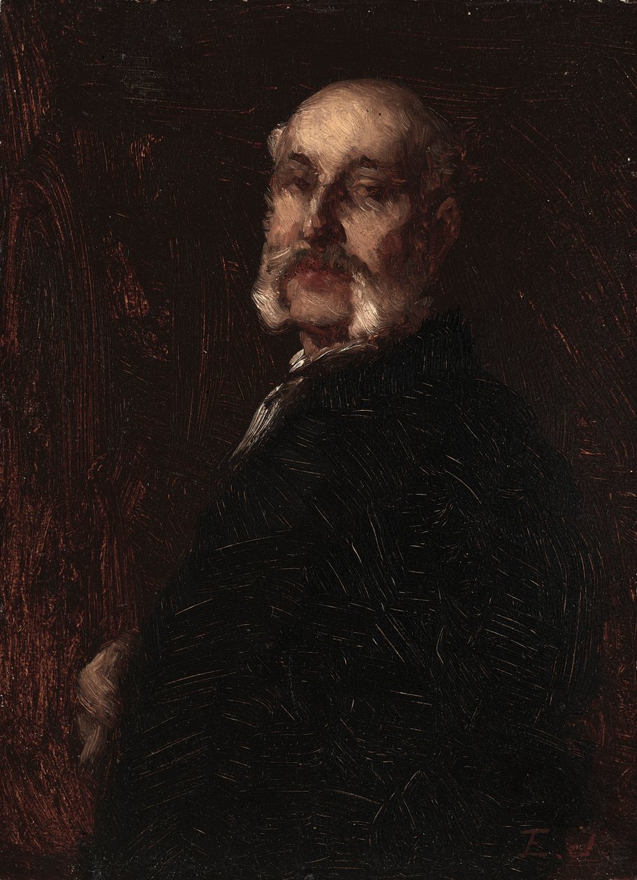 Samuel W. Rowse, ca. 1881 (olie på plade) af Eastman Johnson
