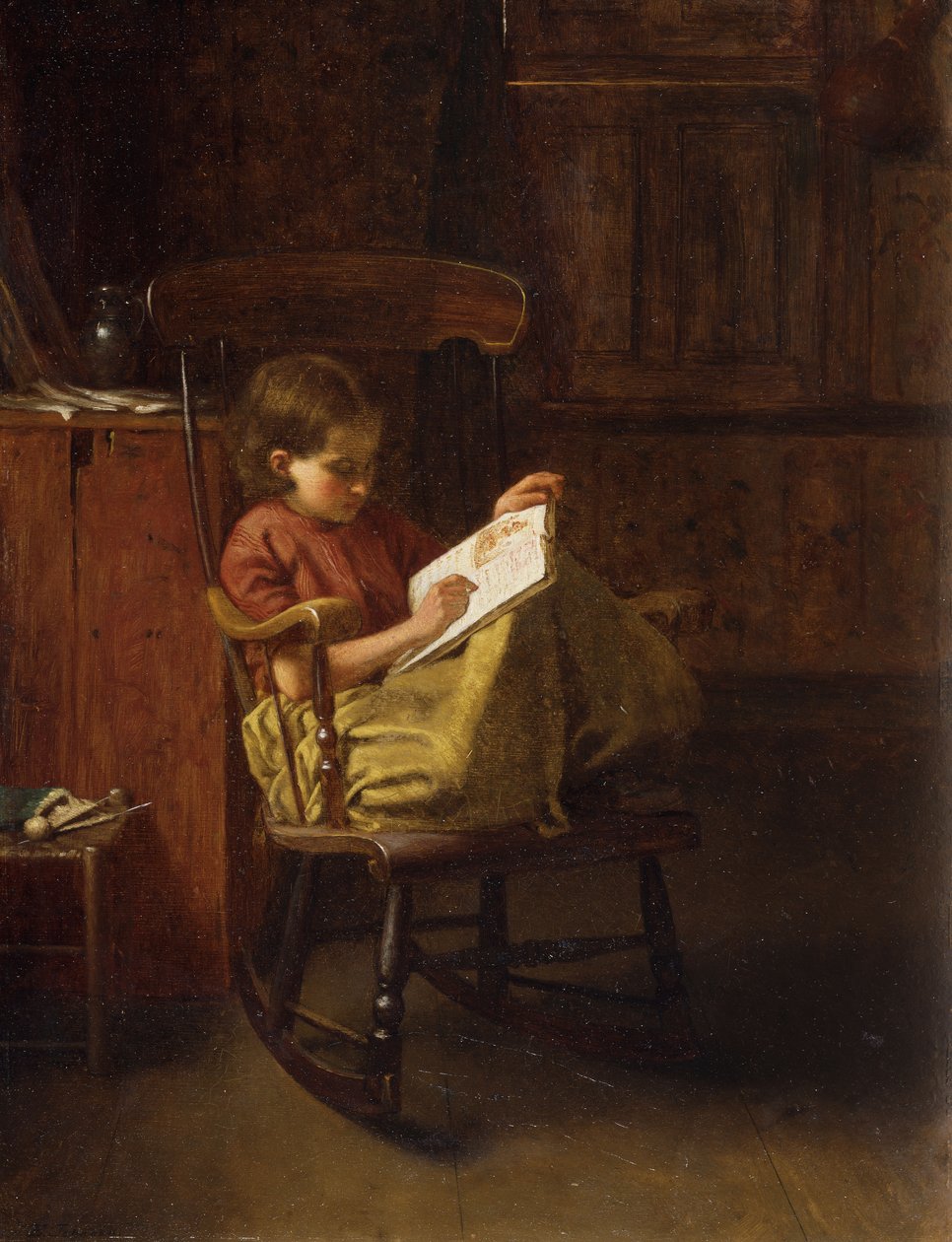 Boston Rocker, af Eastman Johnson