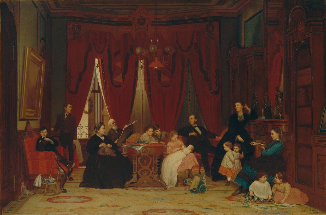 Familien Hatch af Eastman Johnson