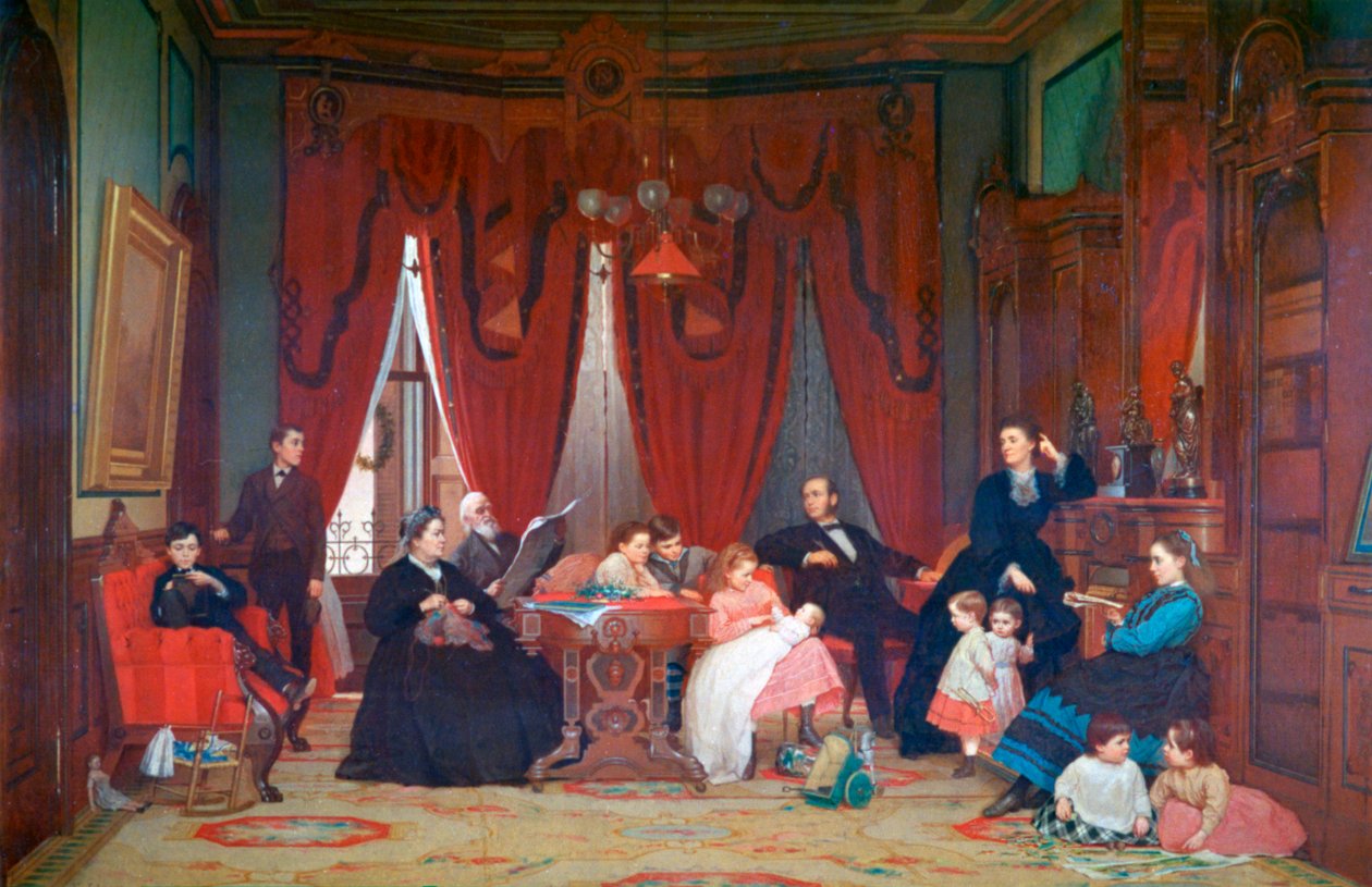 The Hatch Family, 1870-1871 af Eastman Johnson