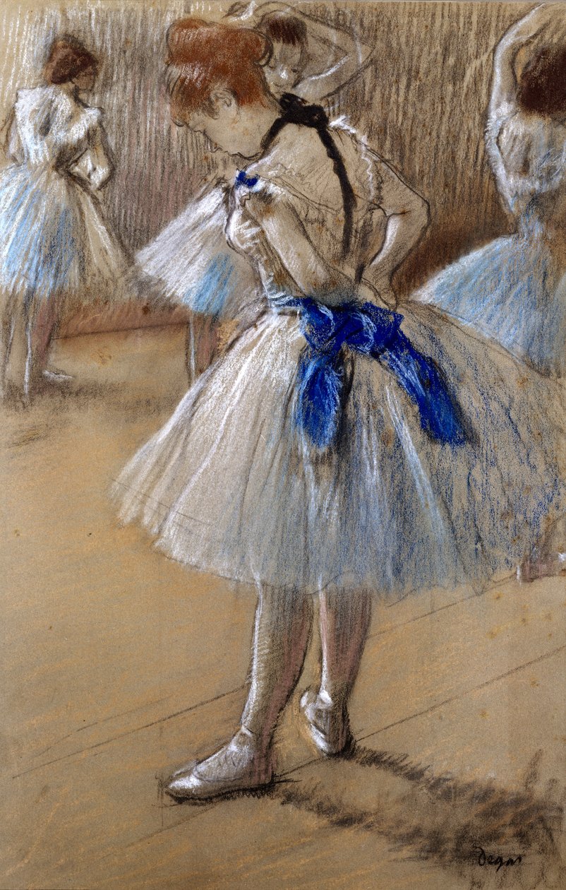 Et studie af en danser af Edgar Degas