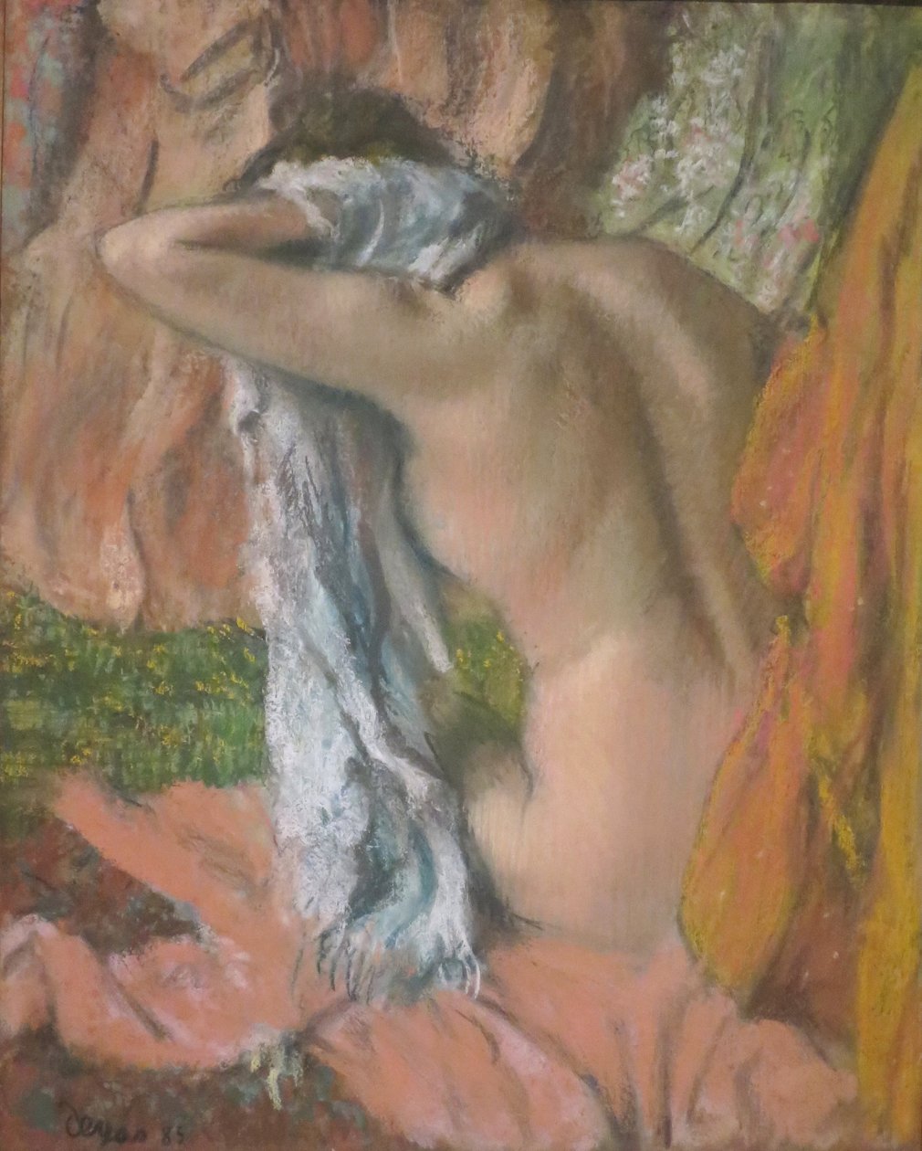 Efter badet af Edgar Degas