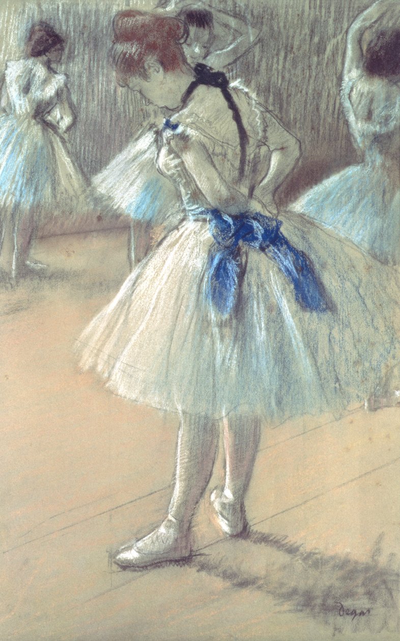 Danser (pastel) af Edgar Degas