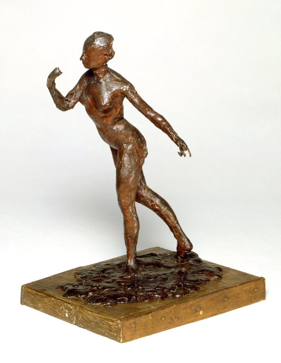 Dancer Bowing, ca. 1895 (rød voks) af Edgar Degas