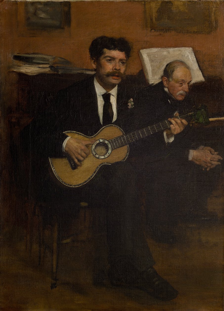 Lorenzo Pagans og Auguste de Gas af Edgar Degas