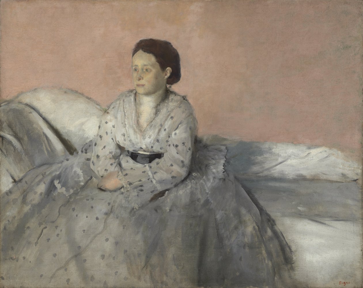 Madame René de Gas, 1872-3 af Edgar Degas