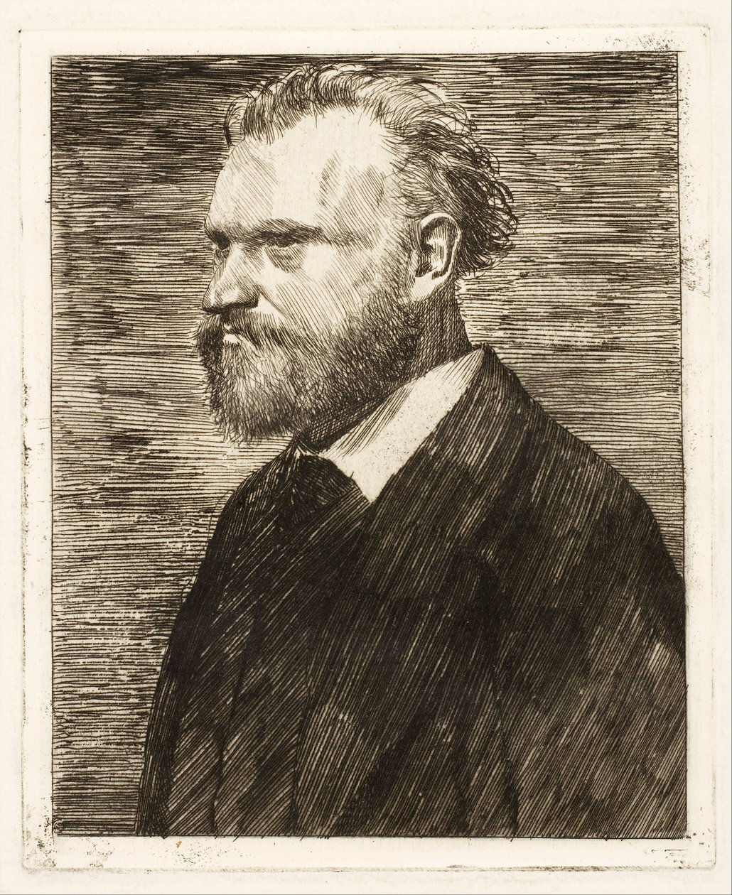 Portræt af Edouard Manet, pub. 1864 af Edgar Degas