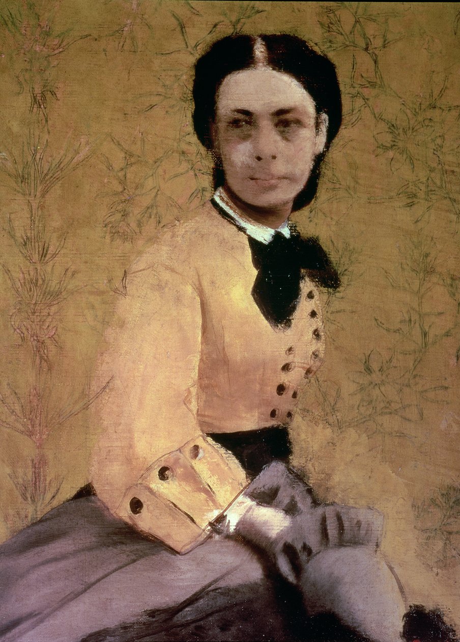Portræt af prinsesse Pauline de Metternich, ca. 1865 af Edgar Degas